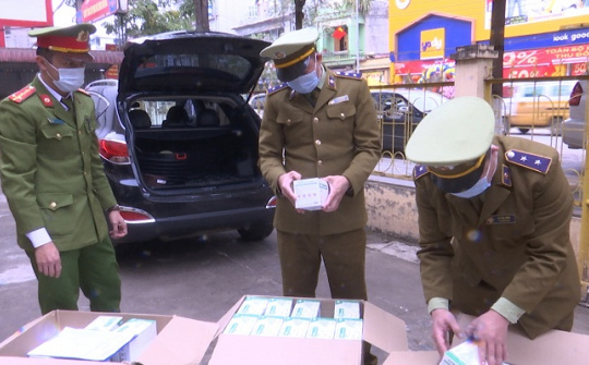 Hơn 7.000 khẩu trang hết hạn sử dụng bị thu giữ tại Sơn La