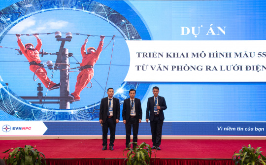 EVN NPC: Giải pháp nhân rộng mô hình cải tiến năng suất 5S từ văn phòng ra lưới điện