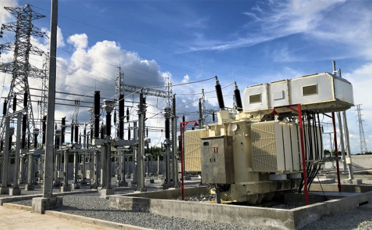 EVNSPC nghiệm thu đóng điện dự án 110kv giải phóng năng lượng điện gió tại tỉnh Cà Mau