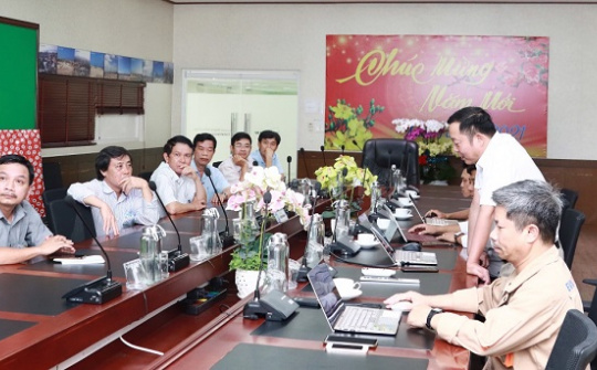 Công ty Thủy điện Trị An đến trao đổi kinh nghiệm tại Nhà máy Nhiệt điện Vĩnh Tân 4