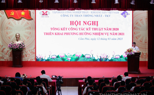 Than Thống Nhất: Triển khai phương hướng công tác kỹ thuật mỏ năm 2021