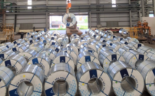 Sản lượng ống thép Hòa Phát tăng 11% so với cùng kỳ