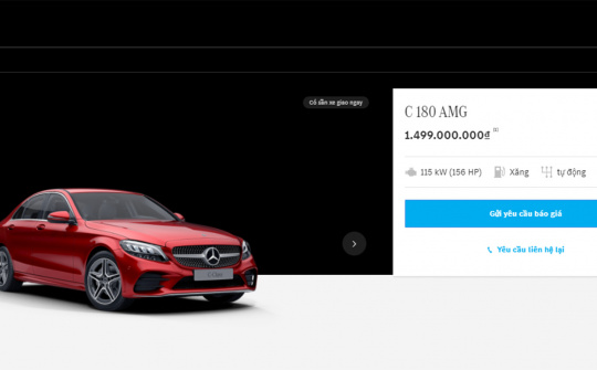 Mercedes-Benz bắt đầu “bán xe trên mạng” tại Việt Nam