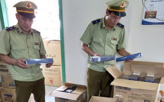 QLTT Phú Yên thu giữ 10.000 bao thuốc lá 555 nhập lậu