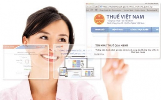 Đến hết tháng 2/2021, gần 100% số doanh nghiệp đã khai thuế  qua mạng và nộp thuế điện tử