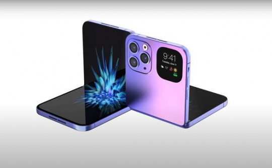 iPhone Flip lộ hình ảnh tuyệt mỹ trong concept mới nhất