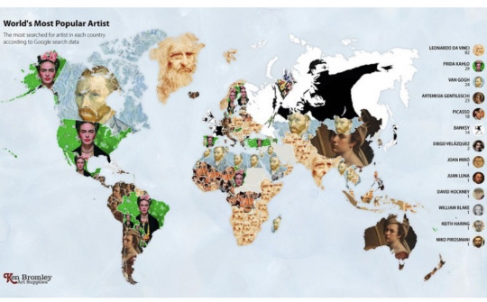 Họa sỹ nào được tìm kiếm nhiều nhất trên Google năm 2020
