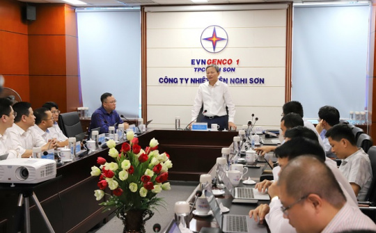 Tổng giám đốc EVN thăm và làm việc tại Công ty Nhiệt điện Nghi Sơn