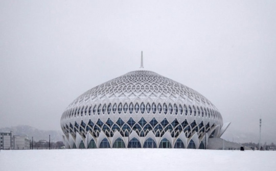 Khám phá nhà hát khổng lồ mang dáng dấp nhà thờ Hồi giáo ở Trung Quốc