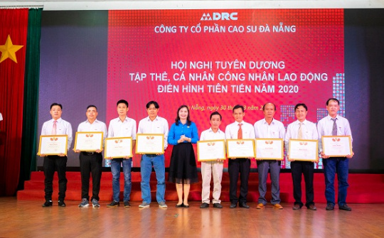 Cao su Đà Nẵng: Tuyên dương các điển hình tiên tiến trong phong trào thi đua năm 2020