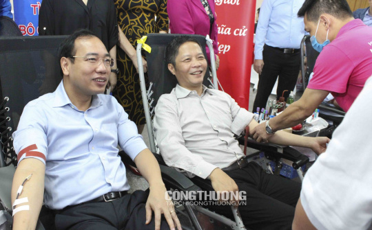 Bộ Công Thương tổ chức Chương trình hiến máu tình nguyện năm 2021