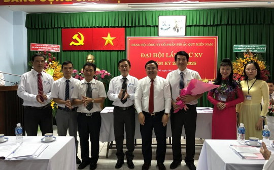 Công tác phát triển Đảng tại Công ty CP Pin Ắc quy Miền Nam - Kim chỉ nam cho thành công của doanh nghiệp