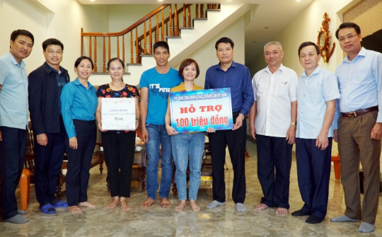 Trong 2 năm, 260 mái ấm đã đến với đoàn viên Công đoàn TKV