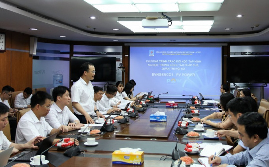 EVNGENCO1 trao đổi kinh nghiệm về công tác Cổ phần hóa với PV Power