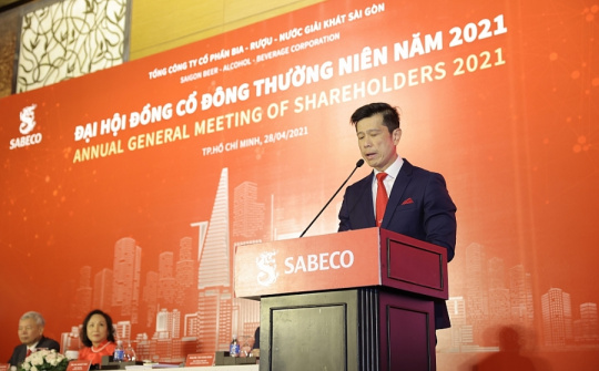 Năm 2021, SABECO kỳ vọng doanh thu tăng 20%