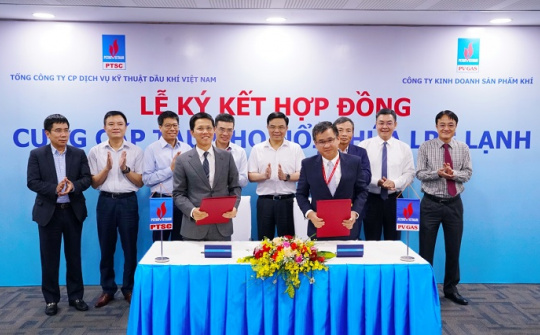 PV GAS và PTSC ký kết Hợp đồng cung cấp tàu kho nổi chứa LPG lạnh tại khu vực phía Bắc