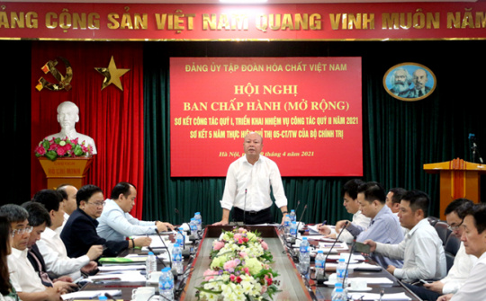 Đảng ủy Vinachem: Sơ kết công tác quý 1, triển khai nhiệm vụ quý 2/2021