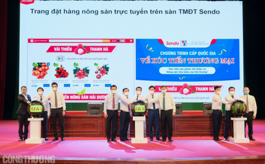Vải thiều Thanh Hà lần đầu lên sàn điện tử: Liên kết "kim cương" trên nền tảng "vàng"