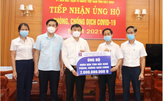 Petrolimex tiếp tục hỗ trợ hơn 6 tỷ đồng cho công tác phòng chống dịch Covid-19