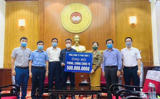 EVNGENCO1 ủng hộ 500 triệu đồng cho công tác phòng, chống dịch Covid-19