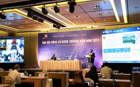 EVNGENCO 3: Tổ chức Đại hội đồng cổ đông thường niên năm 2021