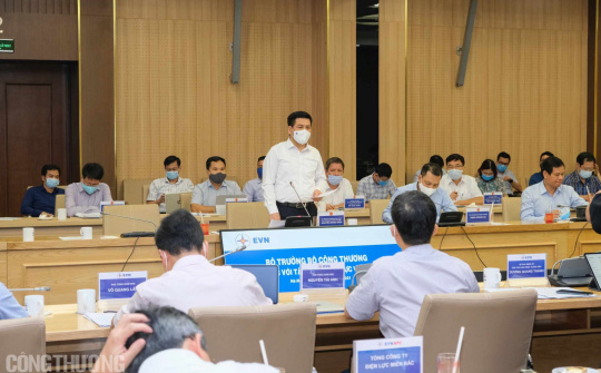 Bộ Công Thương đồng hành cùng EVN thực hiện tốt nhiệm vụ đảm bảo cung cấp điện