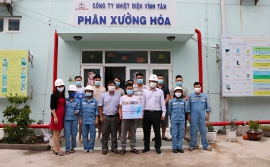 Công đoàn Công ty Nhiệt điện Vĩnh Tân chăm lo sức khỏe người lao động cắm trại sản xuất