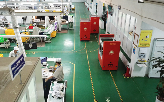 Thiết kế và chế tạo xe AGV cung cấp nguyên vật liệu và vận chuyển sản phẩm tự động bằng xe tự hành AGV