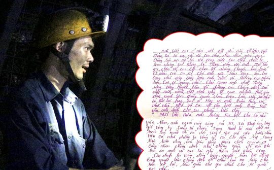 Than Nam Mẫu trao giải cuộc thi “Viết thư của người thợ mỏ”