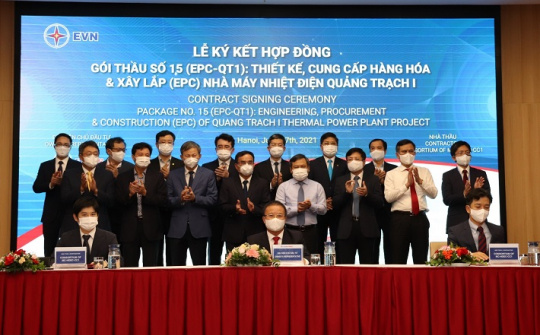 Ký kết gói thầu hơn 30 ngàn tỷ đồng cho Nhà máy Nhiệt điện Quảng Trạch I