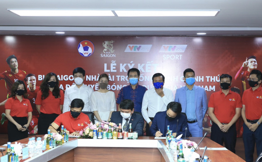 SABECO chính thức trở thành nhà tài trợ của đội tuyển bóng đá quốc gia Việt Nam