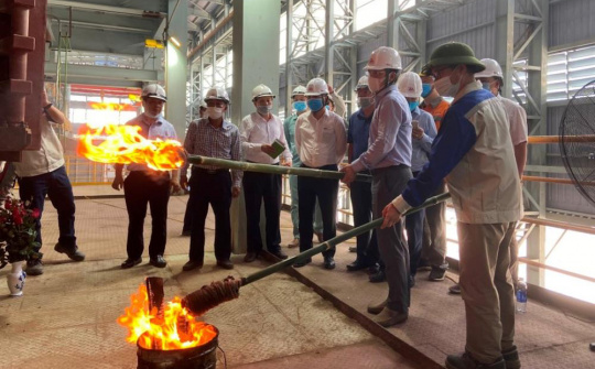 Khai hỏa sấy Lò nấu luyện sten đồng (SKS)