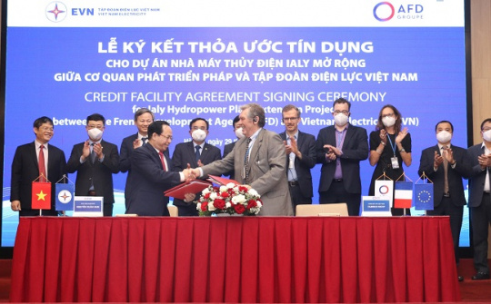 EVN ký kết thỏa ước tín dụng với AFD