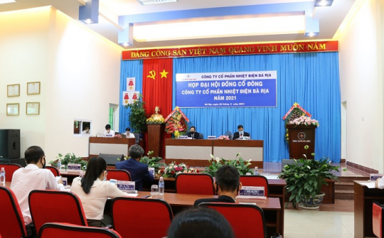 EVNTPCBARIA: Tổ chức Đại hội đồng cổ đông thường niên năm 2021