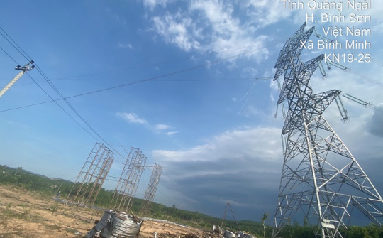 Dự án đường dây 500kV mạch 3 đoạn Dốc Sỏi – Pleiku 2 trên đường về đích