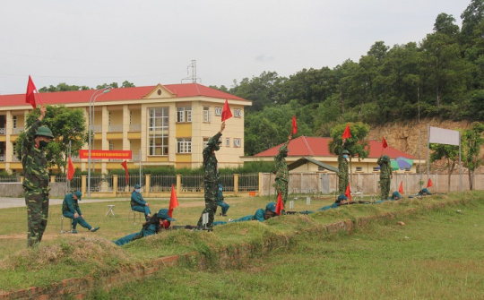 Công ty Cổ phần than Mông Dương: Tổ chức huấn luyện tự vệ năm 2021