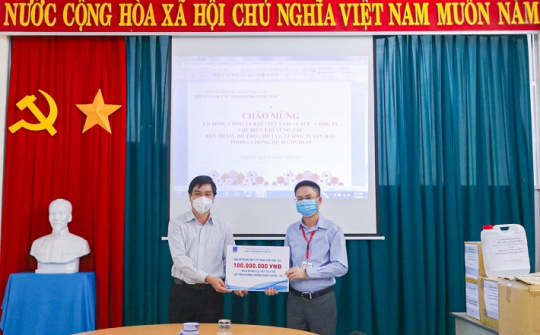 KVT ủng hộ Vũng Tàu 100 triệu đồng phòng chống COVID - 19
