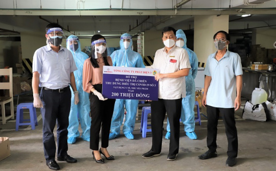 Tổng Công ty Phát điện 3 hỗ trợ hơn 600 triệu đồng cho tuyến đầu phòng chống dịch