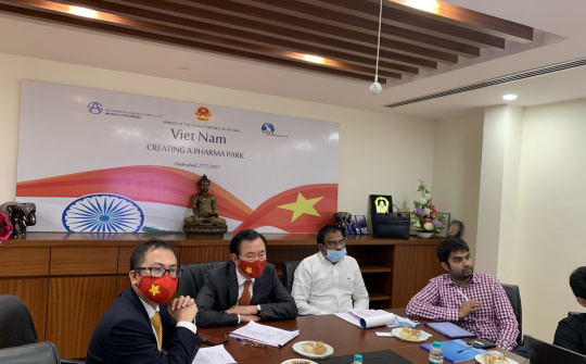 Ấn Độ quan tâm xúc tiến thành lập “Khu công nghiệp Dược phẩm” tại Việt Nam
