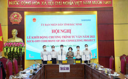 Samsung khởi động dự án tư vấn cải tiến doanh nghiệp tại Bắc Ninh