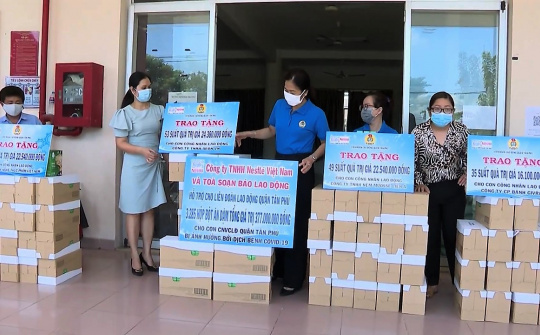 Nestlé Việt Nam hỗ trợ các tỉnh phía Nam 450.000 sản phẩm thiết yếu trị giá 8 tỷ đồng
