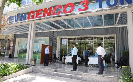 EVNGENCO 3: Chủ động tổ chức xét nghiệm nhanh COVID-19