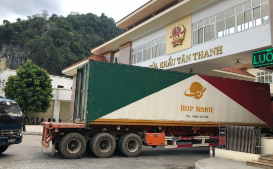 Bộ Công Thương thông tin việc xuất nhập khẩu qua cửa khẩu Tân Thanh