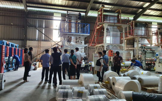 Trung tâm Phát triển Công Thương Vĩnh Phúc: Nghiệm thu đề án “Hỗ trợ kinh phí đầu tư máy móc thiết bị trong sản xuất bao bì Nilon”