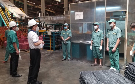Cao su Đà Nẵng: Hiệu quả kinh doanh cao nhờ áp dụng nghiêm ngặt các biện pháp chống dịch