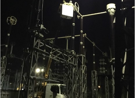 Trong cao điểm dịch COVID-19, PTC2 kịp thời sửa chữa, bảo dưỡng thiết bị tại TBA 500kV Đà Nẵng