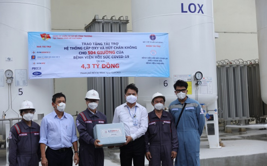 Bàn giao Hệ thống Oxy & hệ thống hút chân không cho Bệnh viện hồi sức COVID-19