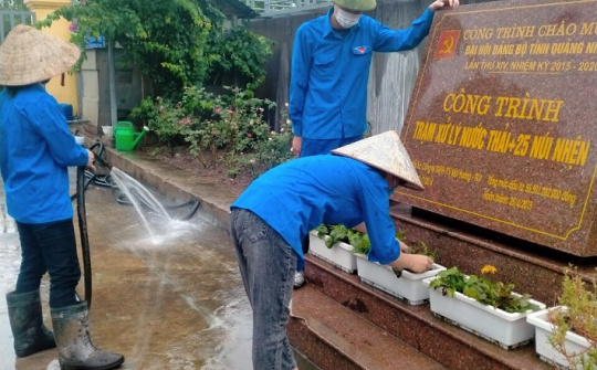 Đoàn Thanh niên Công ty Môi trường - TKV hưởng ứng “Chiến dịch Thanh niên tình nguyện hè năm 2021”