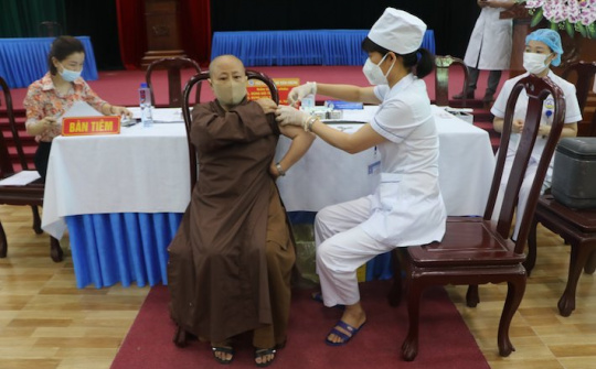 Vĩnh Phúc: 398 chức sắc, chức việc, tôn giáo trên địa bàn tỉnh được tiêm vắc xin phòng Covid-19