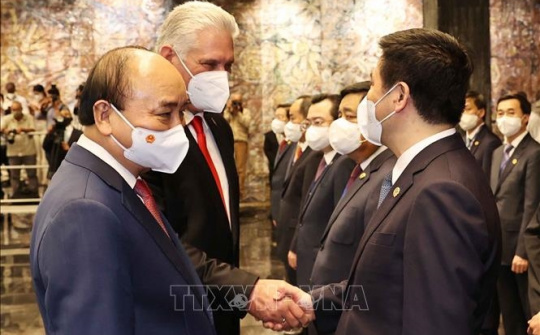 Chủ tịch nước hội đàm, hội kiến lãnh đạo Nhà nước, Quốc hội Cuba